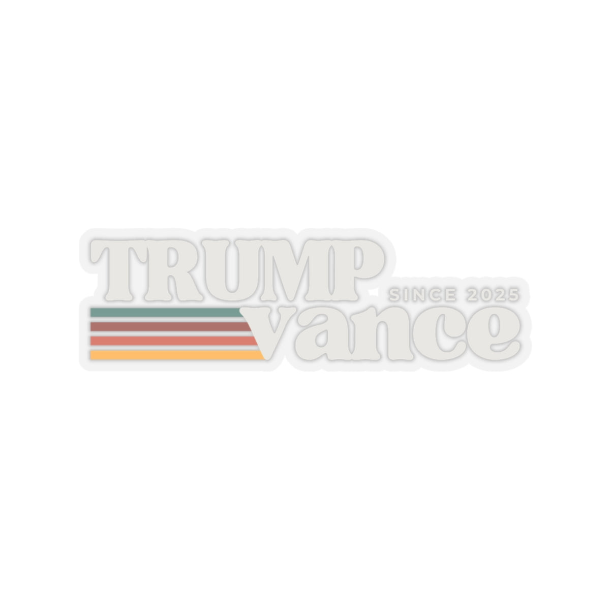 "Trump Vance Retro" Sticker