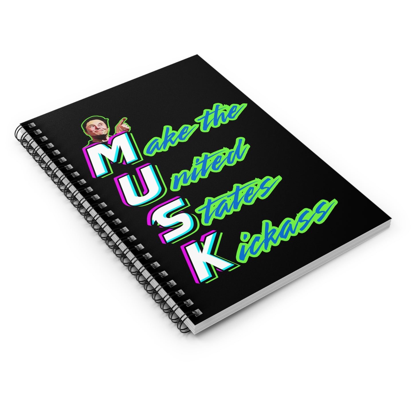 "Kickass Musk" Notebook