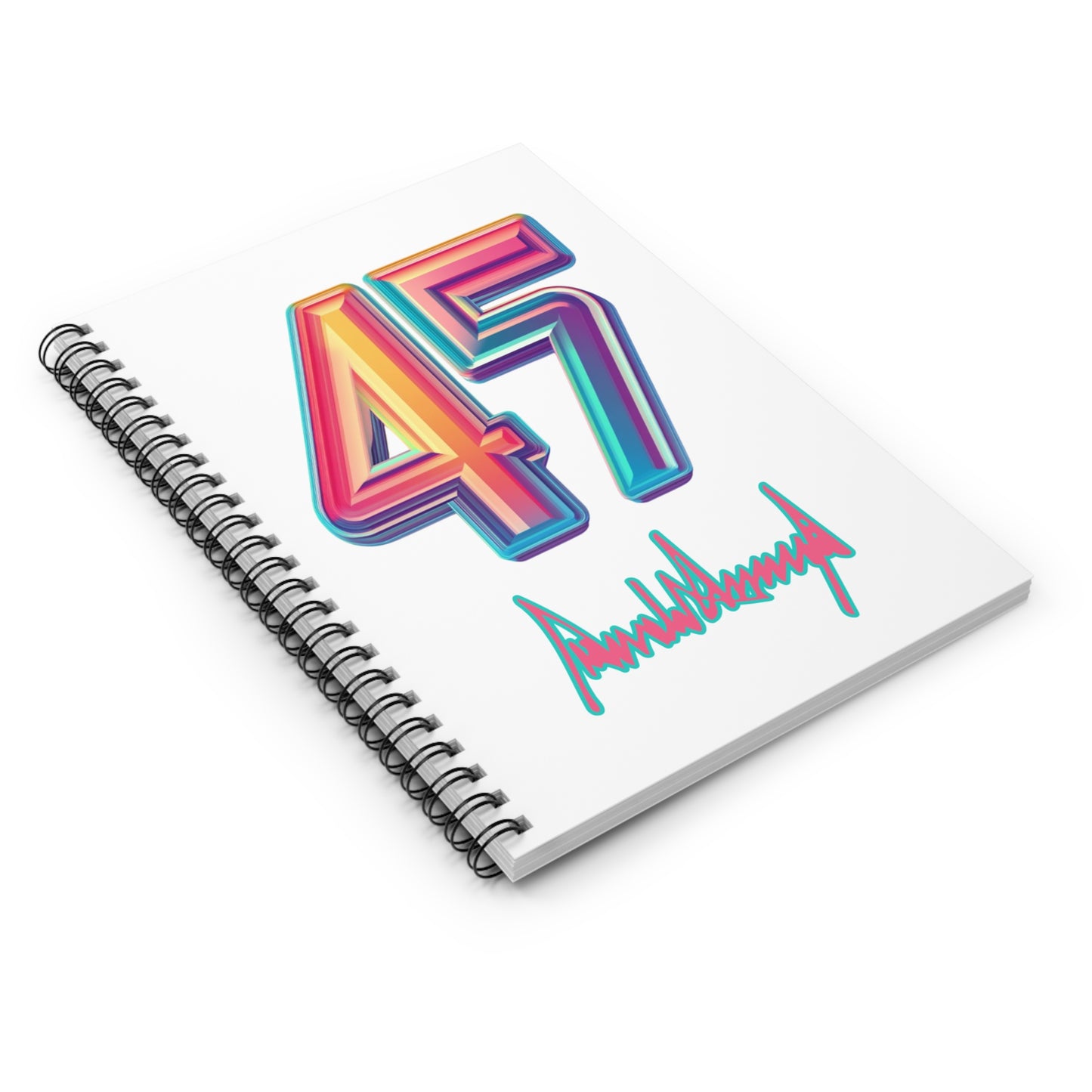 "Trump 45/7" Notebook