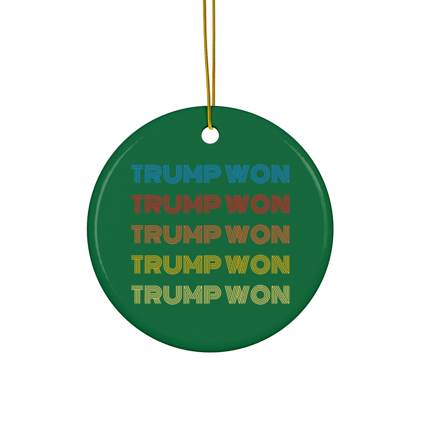 "Trump Won" Ornament