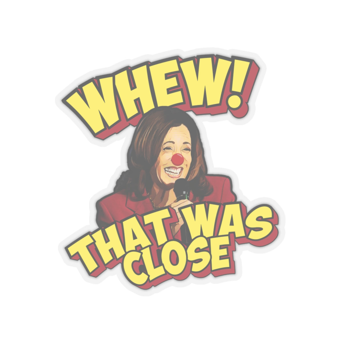 "WHEW!" Sticker