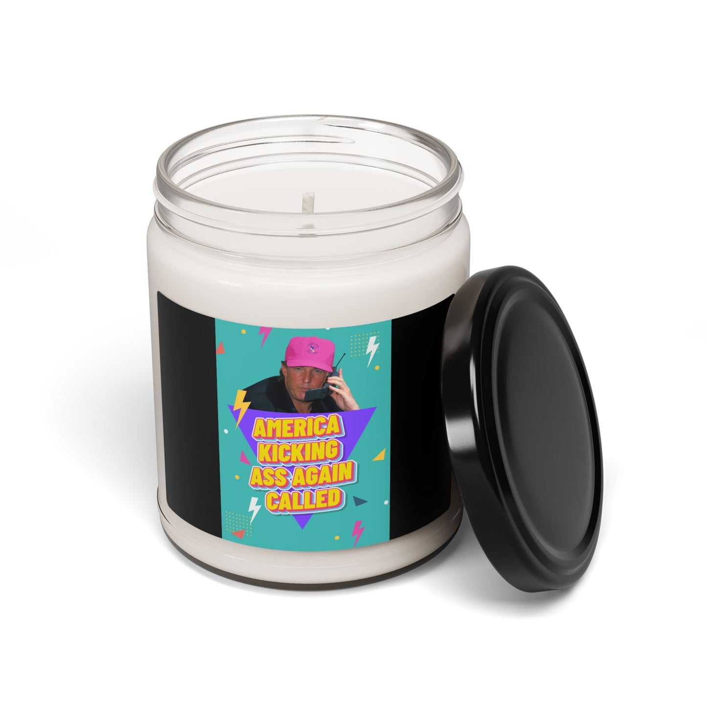 "America Kicking Ass Again Called" Candle