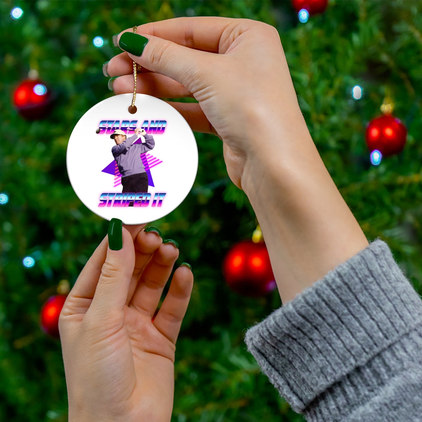 "Stars and Striped It" Ornament