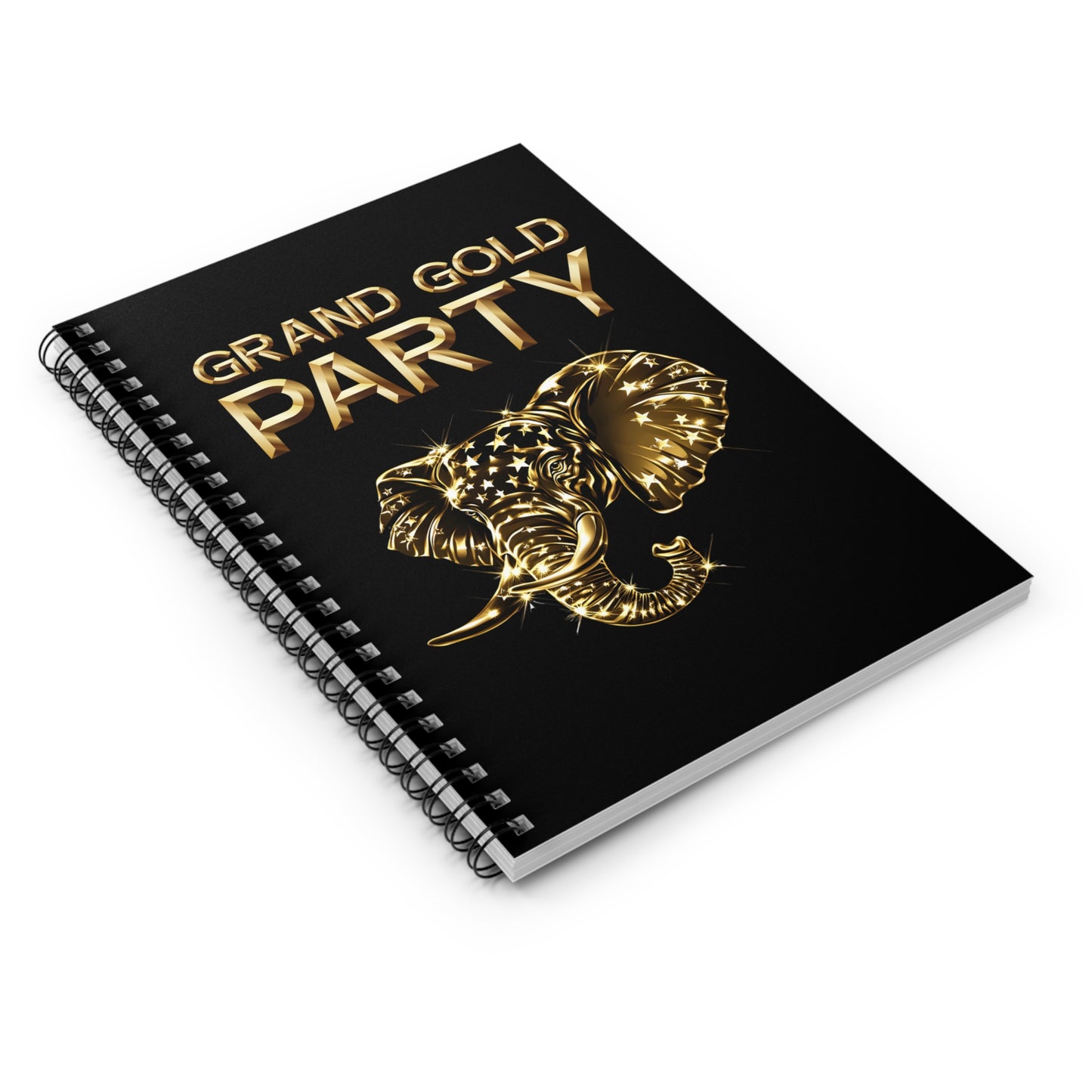 "Grand Gold Party" Notebook