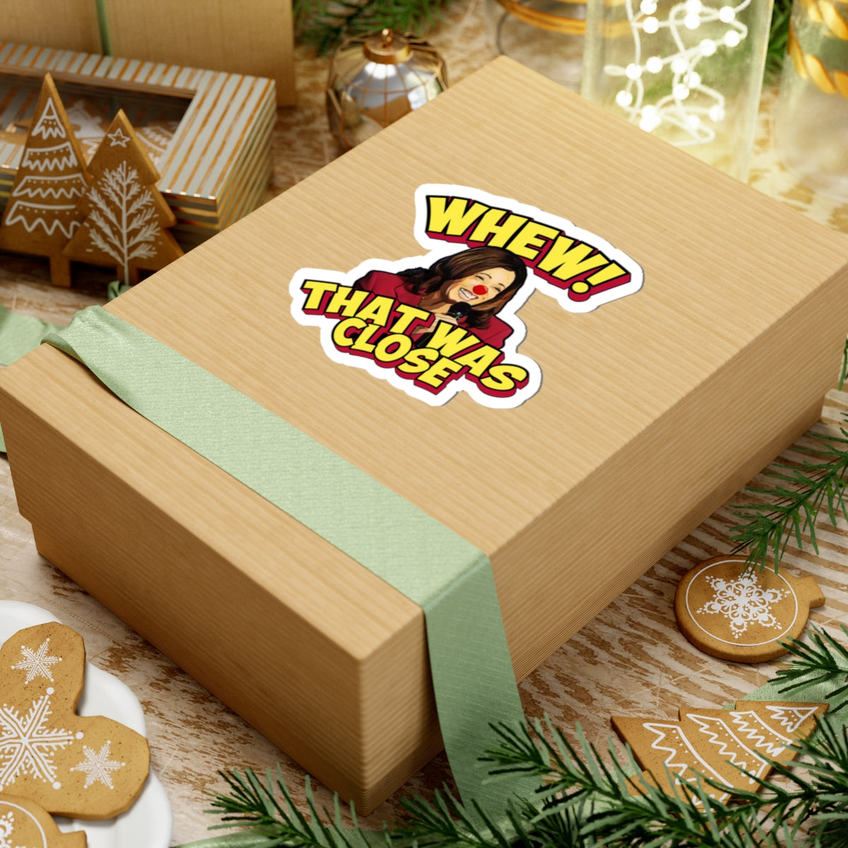 "WHEW!" Sticker