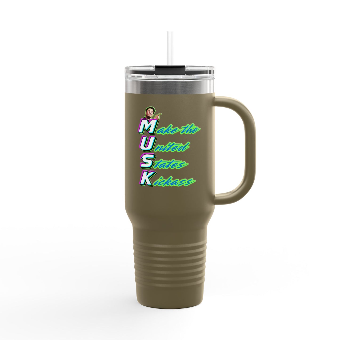 "Kickass Musk" Tumbler