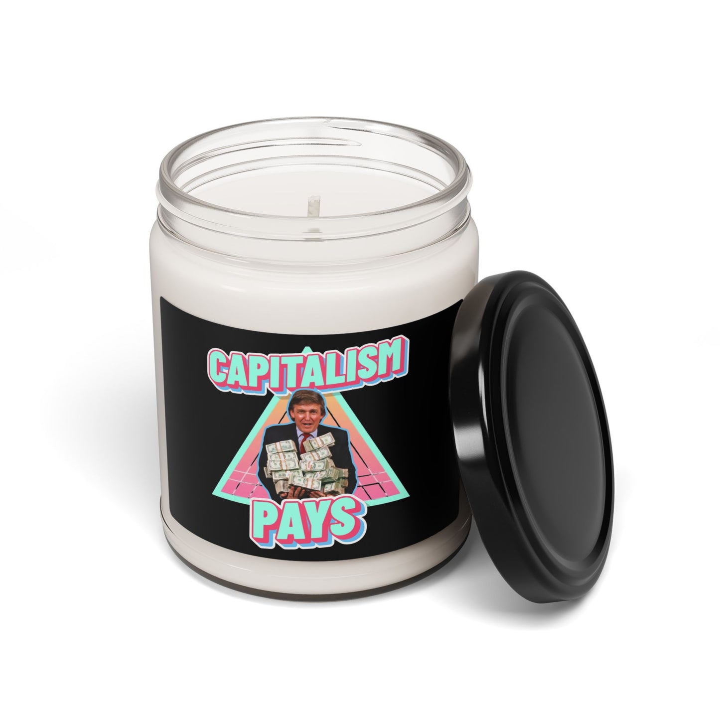 "Capitalism Pays" Candle