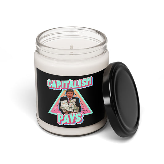 "Capitalism Pays" Candle