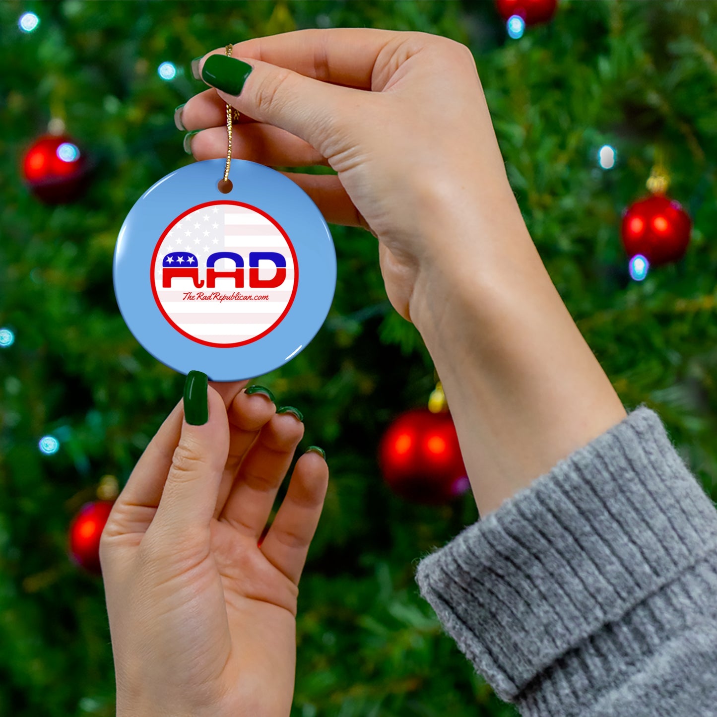 "Rad Republican" Ornament