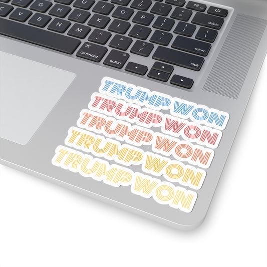 "Trump Won" Sticker