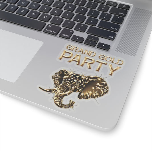 "Grand Gold Party" Sticker