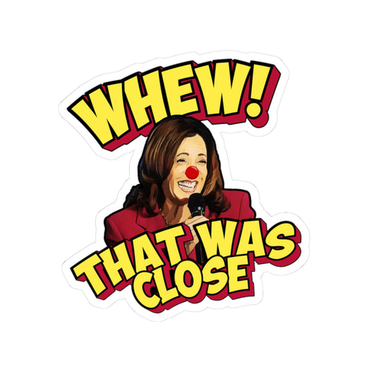 "WHEW!" Sticker