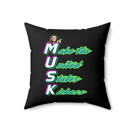 "Kickass Musk" Pillow