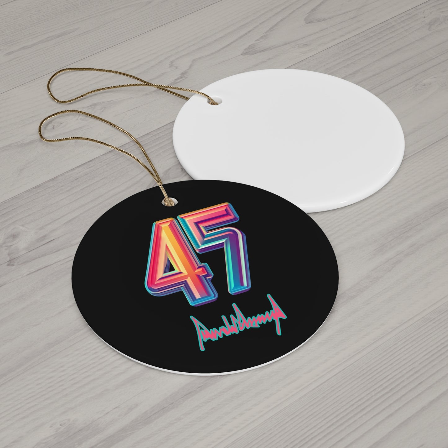 "Trump 45/7" Ornament
