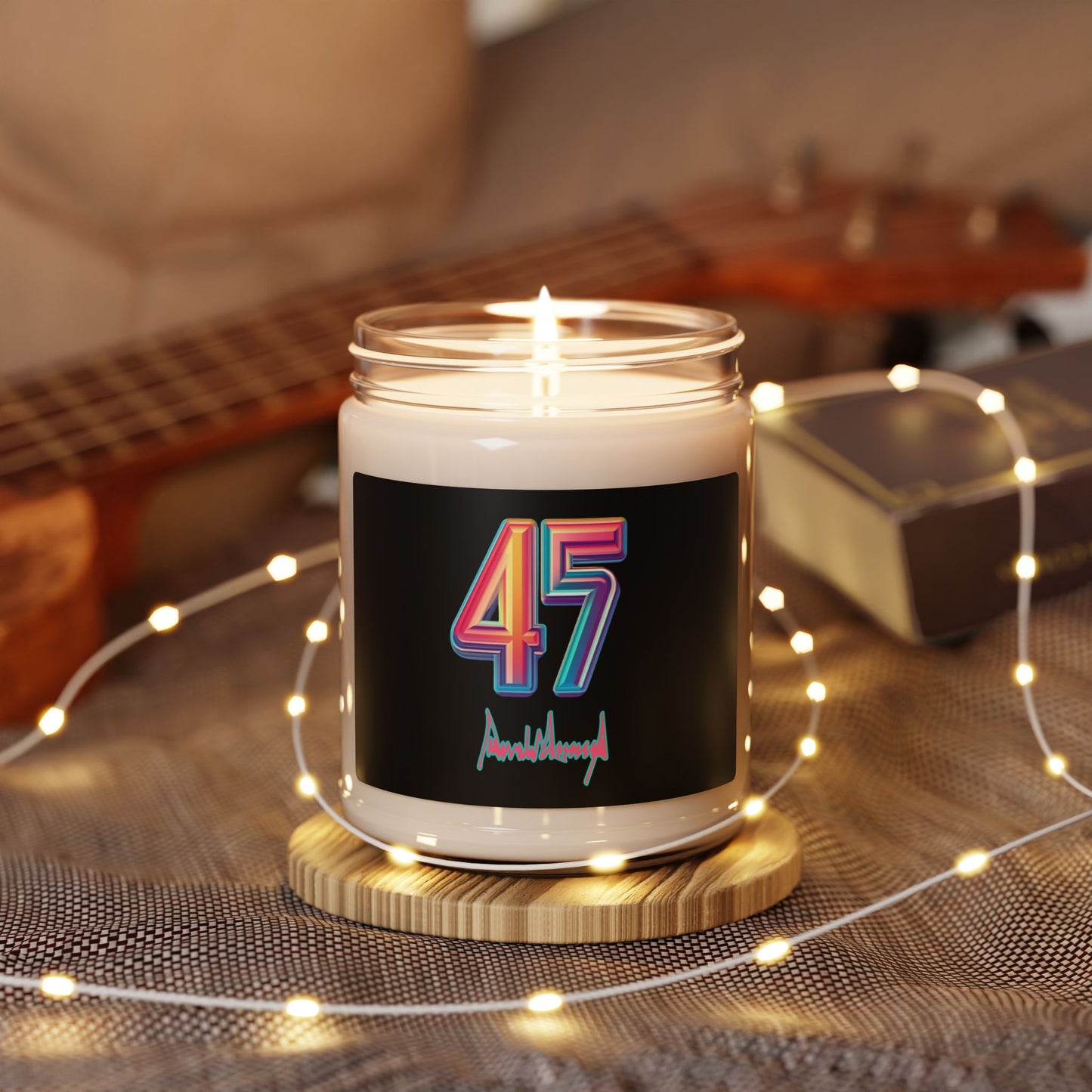 "Trump 45/7" Candle
