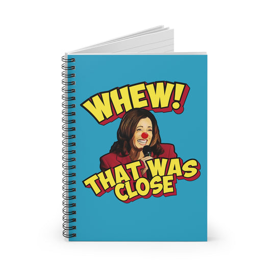 "WHEW!" Notebook