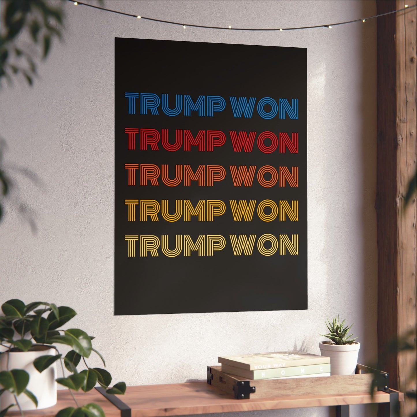 "Trump Won" Poster
