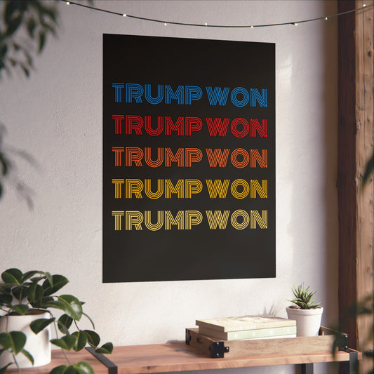 "Trump Won" Poster