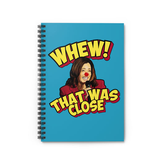 "WHEW!" Notebook