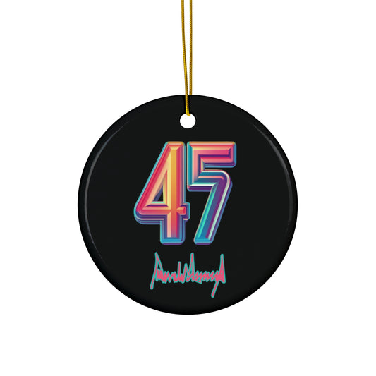 "Trump 45/7" Ornament