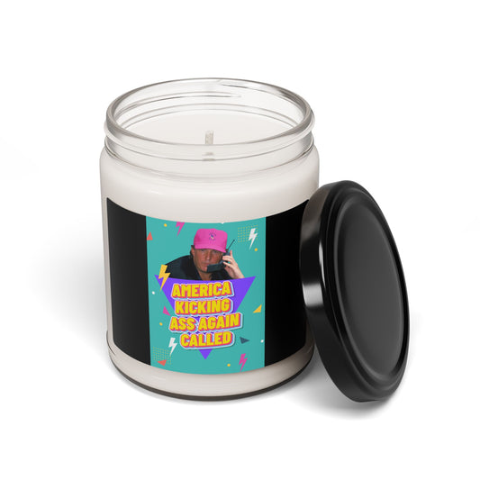 "America Kicking Ass Again Called" Candle