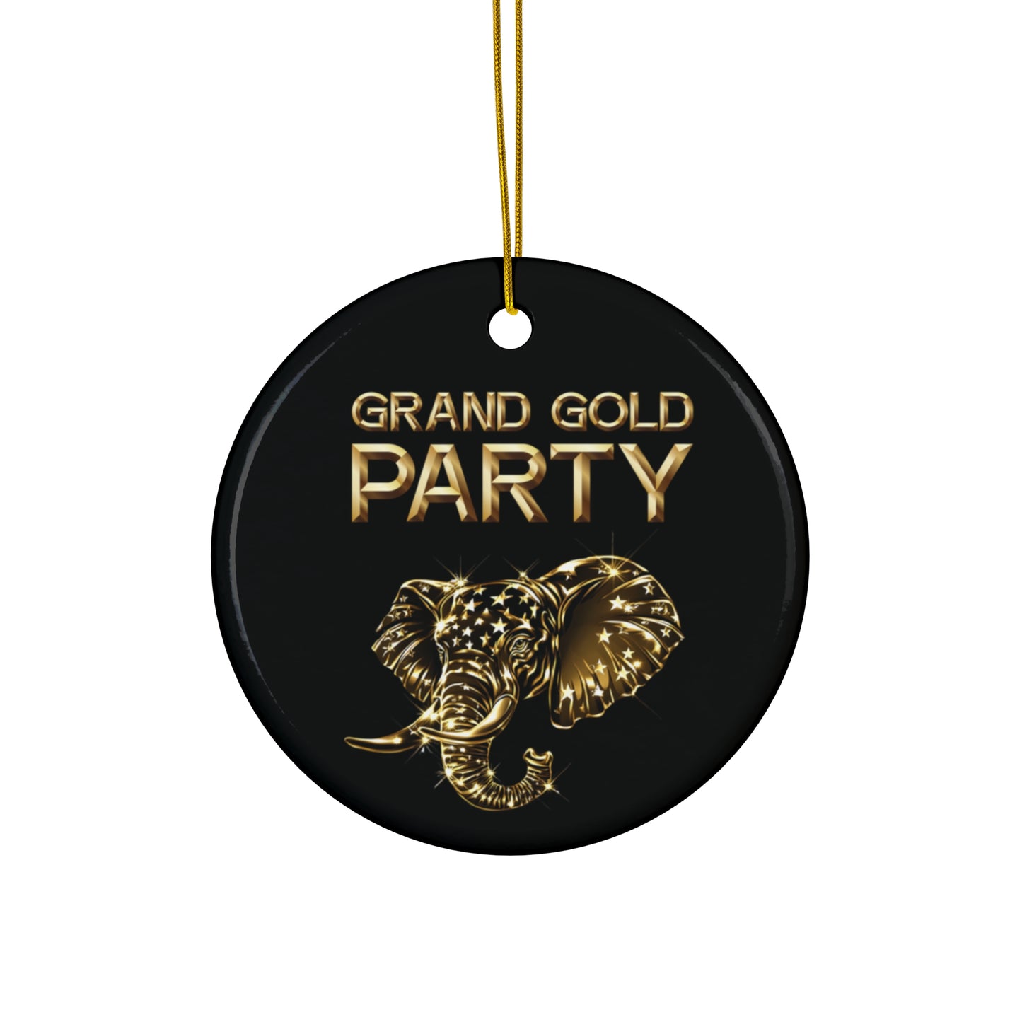 "Grand Gold Party" Ornament