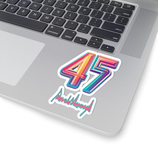 "Trump 45/7" Sticker
