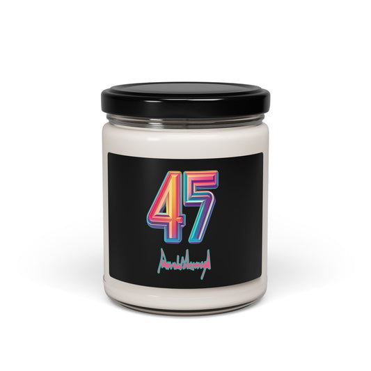 "Trump 45/7" Candle