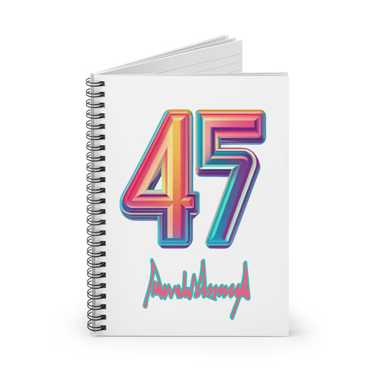 "Trump 45/7" Notebook