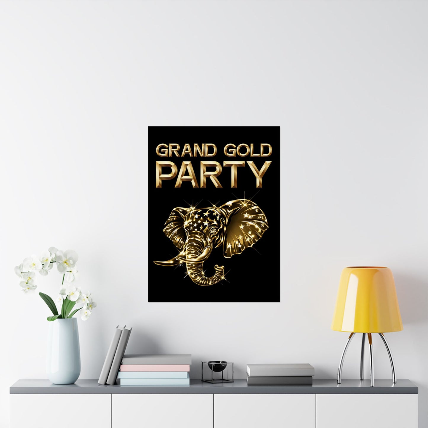 "Grand Gold Party" Poster