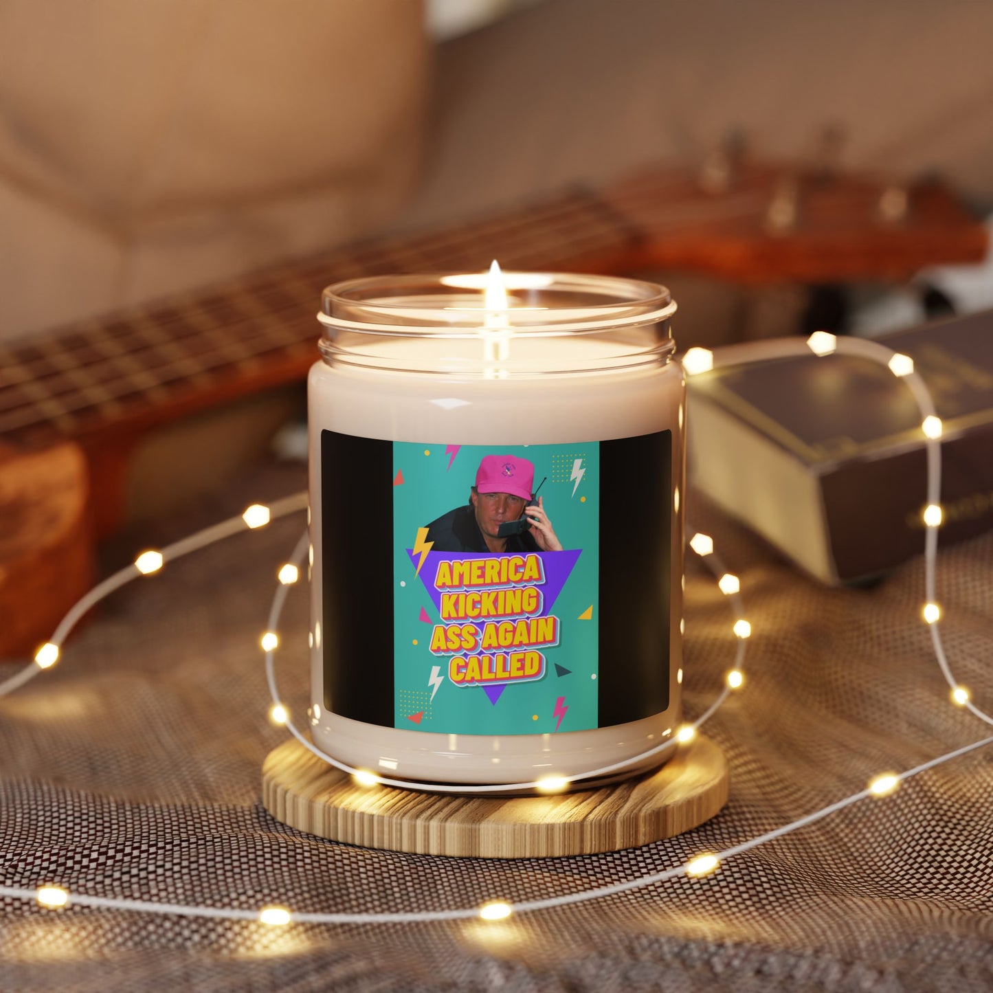 "America Kicking Ass Again Called" Candle