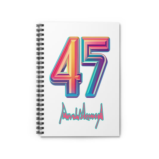 "Trump 45/7" Notebook