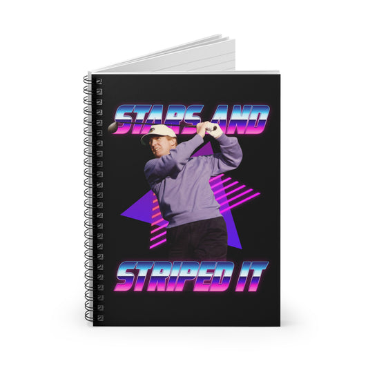 "Stars and Striped It" Notebook